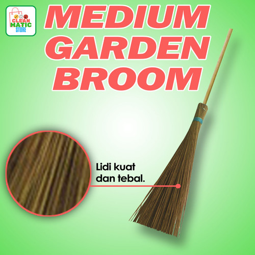 Medium Garden Broom - Sapu Kebun Menengah Sapu Lidi