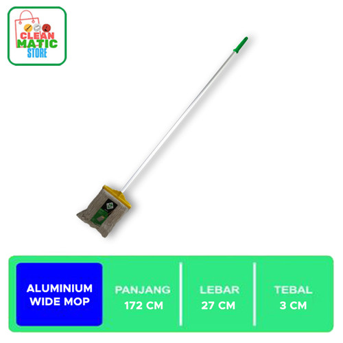 WIDE MOP ALUMINIUM ( ALAT PEL LEBAR TONGKAT ALUMINIUM )