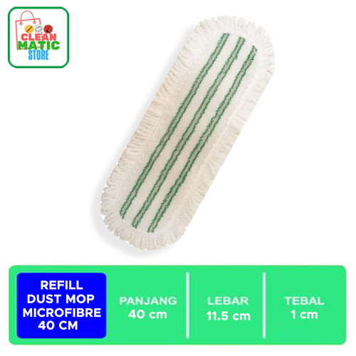 Clean Matic - Isi Ulang Pendorong Debu Dust Mop Microfibre