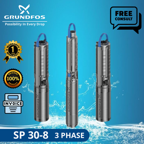 Pompa Submersible Grundfos SP 30-8 + CTK 3 Phase