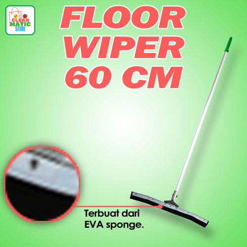 Clean Matic - Pendorong Air ( Floor Wiper ) 60 cm