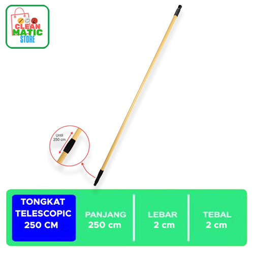 Clean Matic - Tongkat Telescopic 250cm