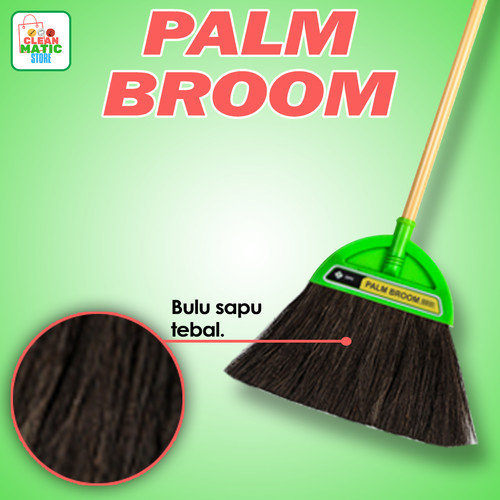 Clean Matic - Sapu Ijuk (Palm Broom)