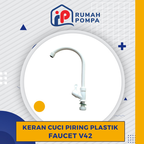 Kran Angsa Pvc | Plastik Keran Wastafel Cuci Piring V42