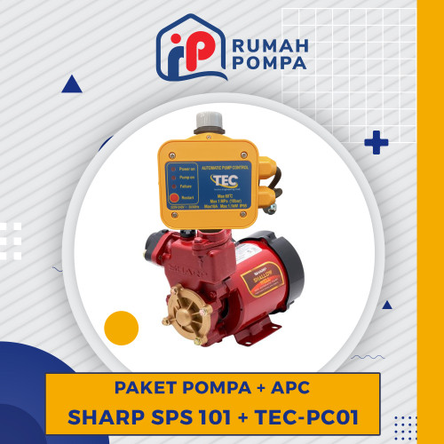 Promo Paket Pompa + APC Untuk Pompa Booster Sharp SPS 101