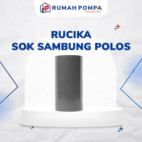 Rucika Sok Sambung Polos PVC