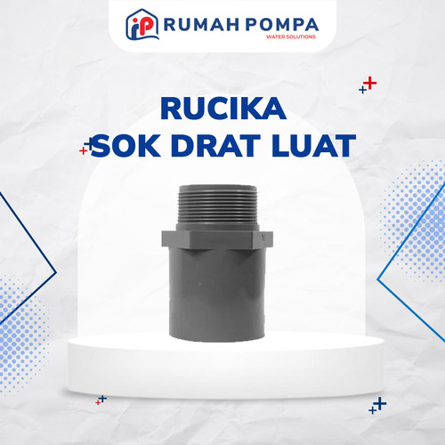 Rucika Sok Drat Luar PVC