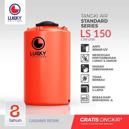 Tandon Air | Toren Air 1.550 Liter Lucky LS 155