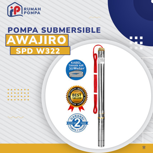 Pompa Submersible 3 inc Awajiro SPD W322 550 Watt