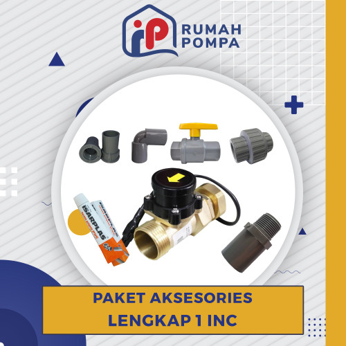 Paket Aksesoris Lengkap + Otomatis Flow Switch