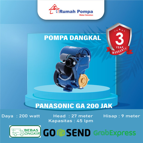 MESIN POMPA AIR Panasonic GA 200 JAK I SURABAYA