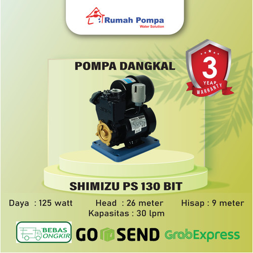 Pompa Air Shimizu PS-130 BIT pusat