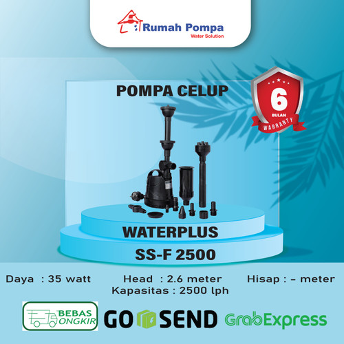 Pompa Celup Kolam Ikan | Waterplus SS-F 2500