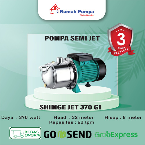 Pompa Semi Jet Stainless SHIMGE JET 370 G1