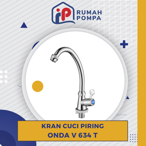 Kran Onda V 634 T / Keran angsa 1/2" / kran angsa dapur cuci piring