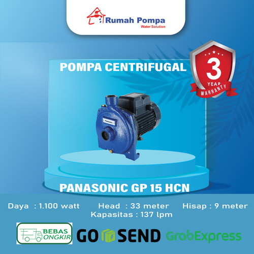 POMPA CENTRIFUGAL PANASONIC GP 15 HCN