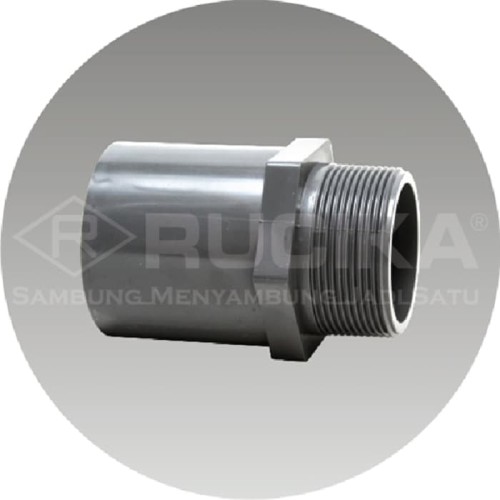 Valve Socket AW Rucika Sock Drat Luar 1 x 3/4 Inch - SDL