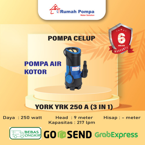 POMPA CELUP YORK YRK 250 AUTO (3 in 1)