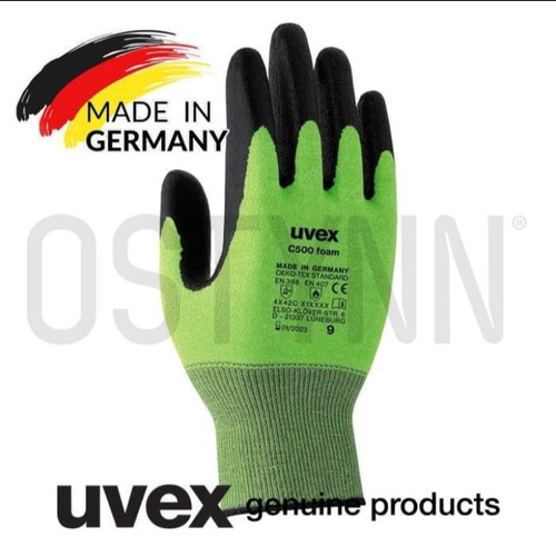 Uvex Safety Gloves C500 Foam Sarung Tangan Safety Uvex 6049408