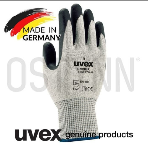 Uvex Safety Gloves Unidur 6659 Foam Sarung Tangan Safety Uvex 6093809