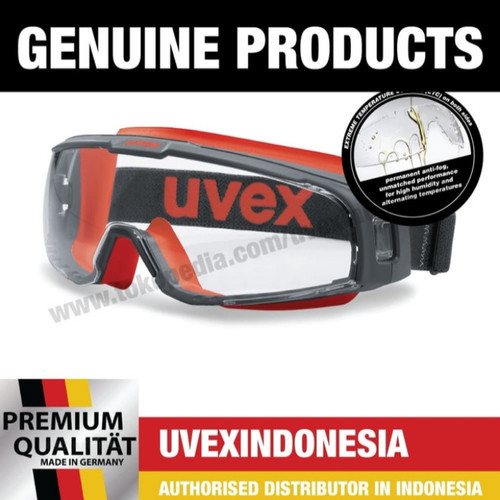 Uvex Safety Googles 9308548 U-sonic Wide Vision Kacamata Safety Uvex