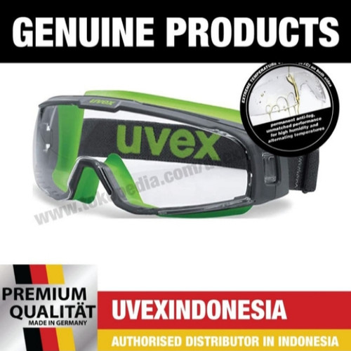 Uvex Safety Googles 9308545 U-sonic Wide Vision Kacamata Safety Uvex