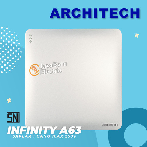 ARCHITECH Infinity A63 Saklar 1 Gang 1Gang Putih Black Brown Gold Grey