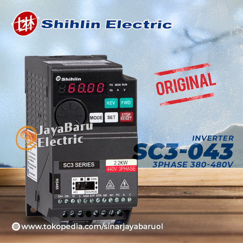 Inverter SHIHLIN SC3 043 SC3-043 3P 380V 2.2kW 3.7kW