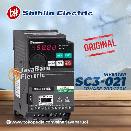 Inverter SHIHLIN SC3 021 SC3-021 1P 220V 0.4kW 0.75kW 1.5kW 2.2kW