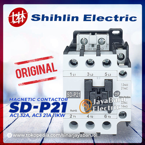 Kontaktor / Contactor SHIHLIN SD-P21 SDP21 24VDC 24V DC