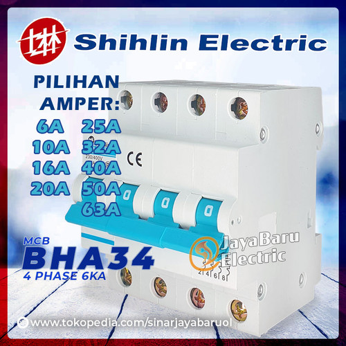 MCB SHIHLIN BHA-34 BHA34 4P 6A 10A 16A 20A 25A 32A 40A 50A 63A