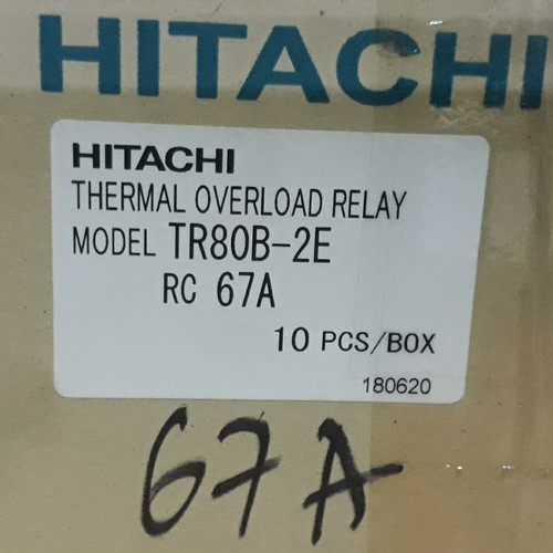 Thermal Overload Relay HITACHI TR80B TR80B-2E TR80B2E