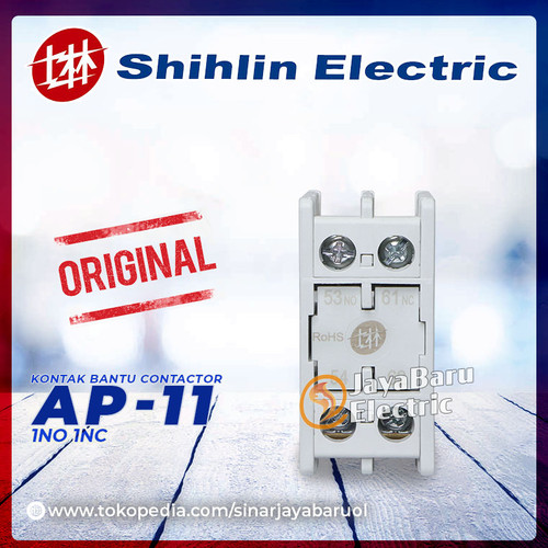 Kontak Bantu Auxiliary Aux Kontaktor SHIHLIN AP-11 AP11 1NO 1NC