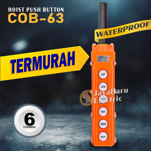 Hoist Push Button 6 Tombol COB-63 COB63