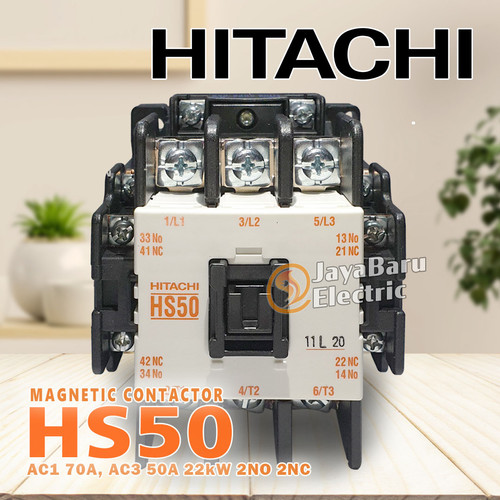 Contactor Kontaktor HITACHI HS50 110V 220V 380V