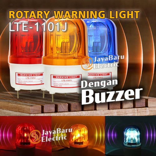 Lampu Rotary Warning Light Dengan Buzzer Sirine LTE-1121J