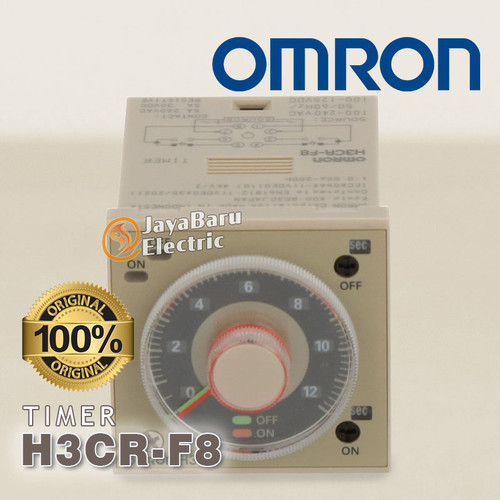 Omron Twin Timer H3CR-F8 24V 220V ASLI ORIGINAL