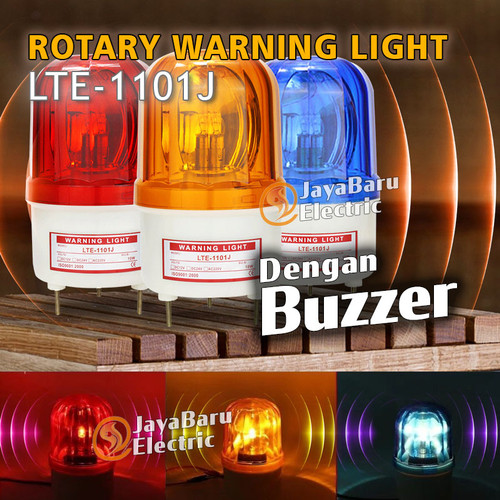 Lampu Rotary Warning Light Dengan Buzzer Sirine LTE-1101J