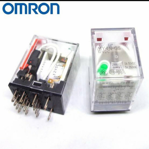 Relay OMRON MY4N-GS 12VDC 12V DC ASLI ORIGINAL