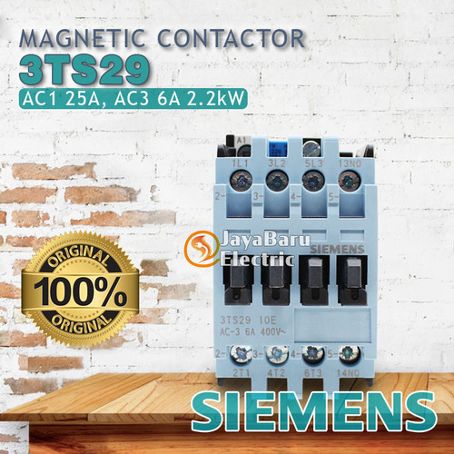 Kontaktor Contactor Siemens 3TS29 3TS2910 3TS2901 24V 110V 220V 380V