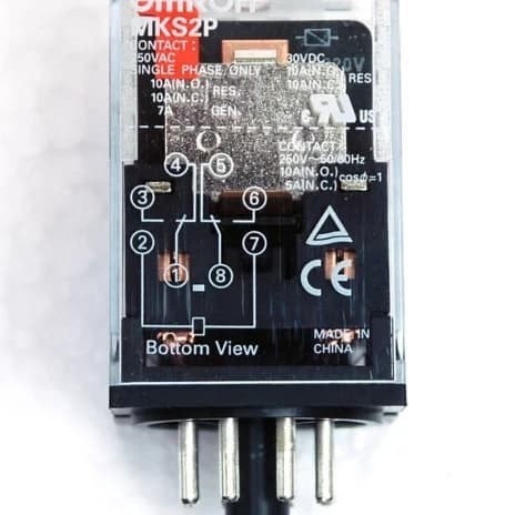 Relay OMRON MKS2P 24V 110V 220V AC Asli ORIGINAL