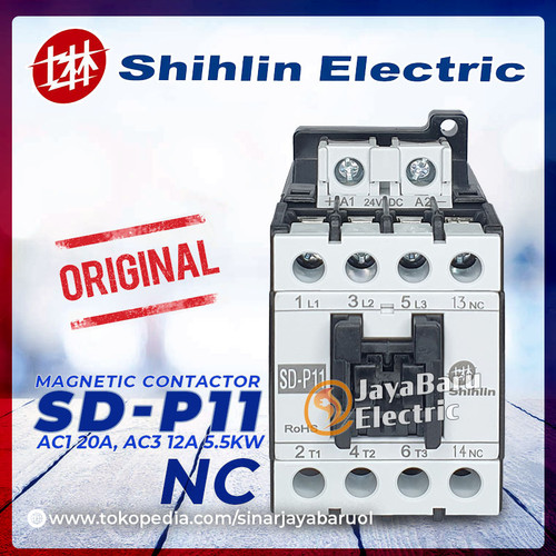 Kontaktor / Contactor SHIHLIN SD-P11 SDP11 24VDC 24V DC