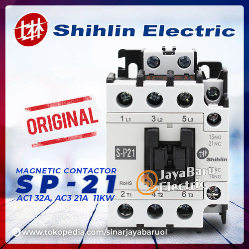 Kontaktor / Contactor SHIHLIN S-P21 SP21 24V 48V 110V 220V 380V