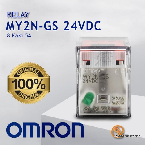 Relay OMRON MY2N-GS 24VDC 24V DC ASLI ORIGINAL