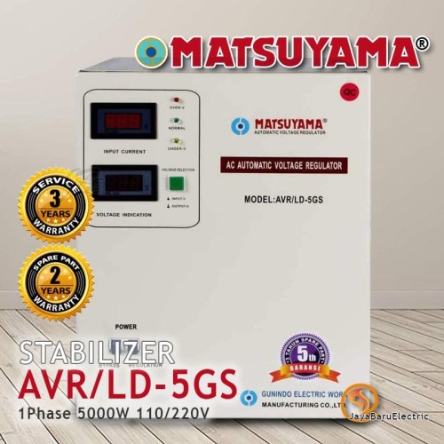 Stabilizer Stavol AVR MATSUYAMA Stavolt 5000 Watt 5kva AVR/LD-5GS