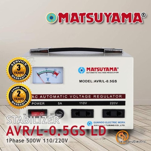 Stabilizer Stavol AVR MATSUYAMA Stavolt 500 Watt 0.5kva AVR/L-0.5GS