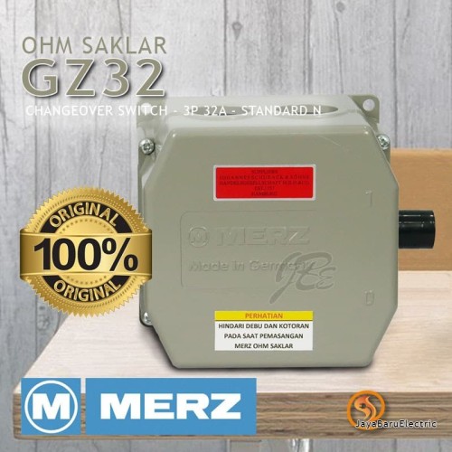 COS / Ohm Saklar / Cam Switch / Changeover Switch Merz 3P 32A GZ32