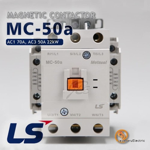 Kontaktor / Contactor LS MC-50a MC50a 110V 220V 380V AC Coil