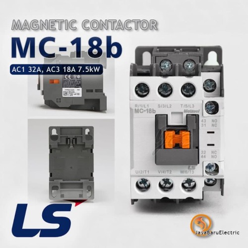 Kontaktor / Contactor LS MC-18b MC18b 110V 220V 380V AC Coil