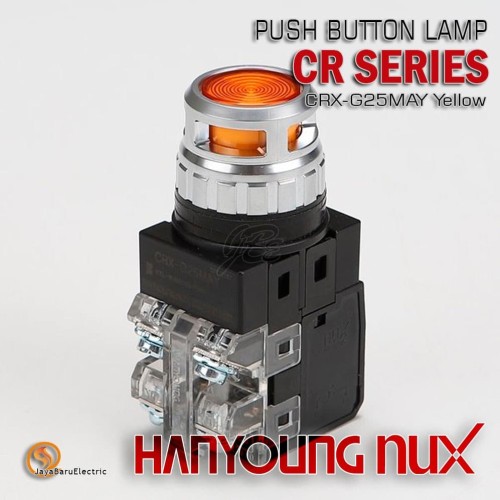 Push Button Lamp HANYOUNG CRX-G25MAY CRX-G25MA / CR-254-2 Kuning